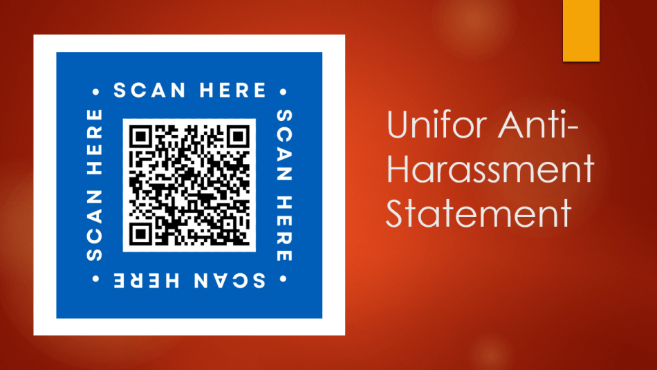 unifor anti harassment statement