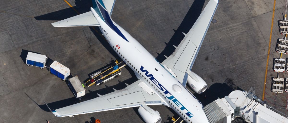 Westjet homepage banner